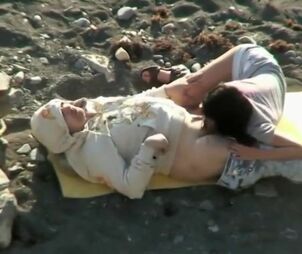 Ukrainians have a xxx romp on the naturist beach