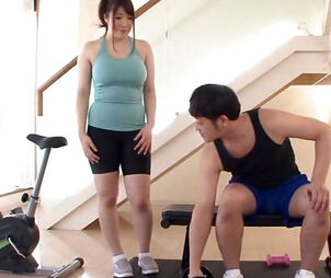 Chinese Gym Bi-atch Has Immense Mounds And Teenager Pussy.